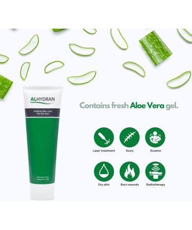 Alhydran After Care 250ml - Skin Repair for Scars, Dry Skin, Eczema, Itching, Burns, Wounds - Ideal for Post-Radiotherapy & Post-Surgery - Pack of 1 - Buy Online on GoSupps.com