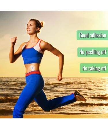 Universal Adhesive Patches for CGM & Insulin Pumps - Waterproof Breathable Skin-Friendly - 20 Pack with 0.8-Inch Hole - Pre-Cut Adhesive Tape for 10-14 Days Protection - Buy Online on GoSupps.com