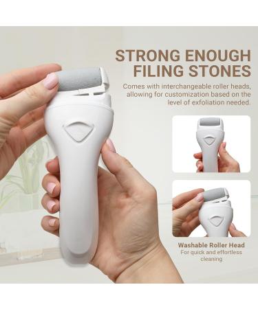 Electric Callus Remover - Waterproof Rechargeable Foot Scrubber with 3 Rollers for Smooth Feet | Best Foot Care Solution - Buy Online on GoSupps.com