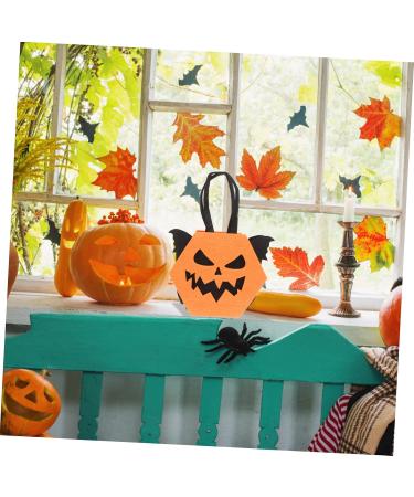 Cabilock Halloween Candy Bag Candy Bags Halloween Candy Holder Small Halloween Treat Bags Child Filler Bulk 22.5X15.5X7CM Orange - Buy Online on GoSupps.com