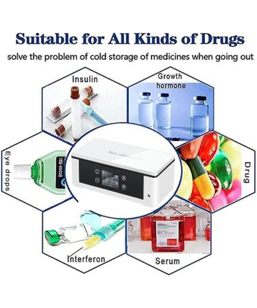 Portable Insulin Cooler Box - Travel Drug Cooler | USB Charging | 10200mah | 24 Hours Standby - Buy Online on GoSupps.com