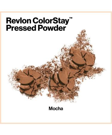 Revlon ColorStay Pressed Powder in Mocha (450) - Oil-Free, Fragrance-Free Face Makeup - Buy Online on GoSupps.com