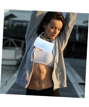 Solustre 2 Pcal Glasses Mask Chain - Pearl Cord Straps for Kids | Anti-Slip Face Cover Extension - 50x0.3cm - Buy Online on GoSupps.com