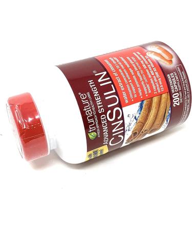 trunature Advanced Strength CinSulin 500 mg 200 vegetarische capsules - Buy Online on GoSupps.com