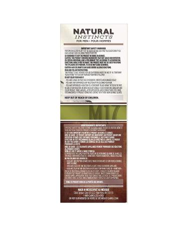 Clairol Natural Instincts Semi-Permanent Hair Dye for Men M17 Brown Black - Pack of 3 | 5 Fl Oz - Buy Online on GoSupps.com