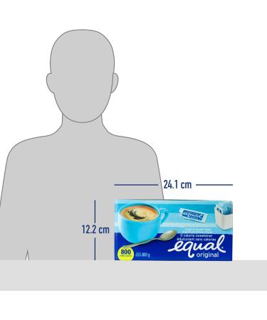 EQUAL 0 Calorie Sweetener Sugar Substitute Zero Calorie Sugar Free Sweetener Packets Sugar Alternative 800 Count 0 800 g (Pack of 1) - Buy Online on GoSupps.com