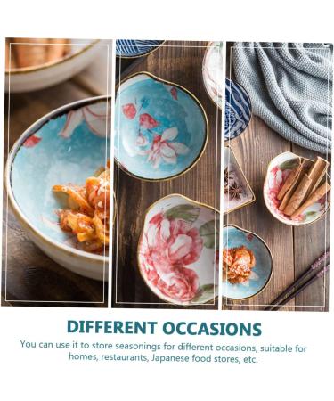 ABOOFAN 4 Pcs Sauce Bowl Ice Cream Dishes Mini Porcelain Bowls Trays for Food Serving Cookie Container Dessert Dish Ceramic Dipping Dishes Pottery Dip Bowls Ceramics Sushi Ceramic Plate - Buy Online on GoSupps.com