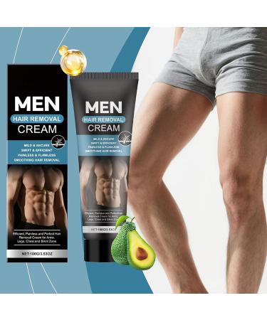 Cr me d pilatoire pour hommes 100 ml produit de rasage Cr me d pilatoire pour les bras pour les amis les p res les culturistes les nageurs les professionnels occup s la poitrine le - Buy Online on GoSupps.com