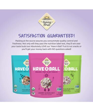 Sunny Fruit Have A Ball Organic Cherry & Hazelnut Snacks - 4.44 oz (126 g) - Buy Online on GoSupps.com