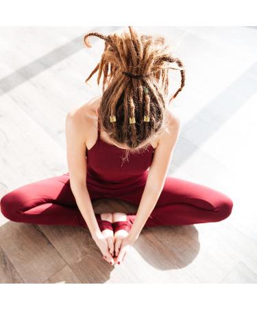 EXCEART 1 Box Braid Ring Dreadlocks Beads Hair Braiding Tube Ring Braided Hair Accessories Hairstyle Braiding Accessories Braided Headband Dread Beads Gold Metal Charm Miss Knitting Ring - Buy Online on GoSupps.com