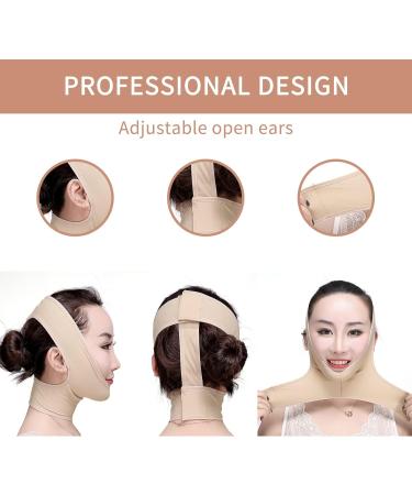 Chin Lipo Compression Garment - Post Surgery Neck & Chin Wrap for Skin Tightening and Sagging Prevention - Men & Women - Buy Online on GoSupps.com