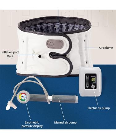 Decompression Back Belt | Lumbar Support & Pain Relief | Air Traction Belt for Lower Back - Size L - Buy Online on GoSupps.com