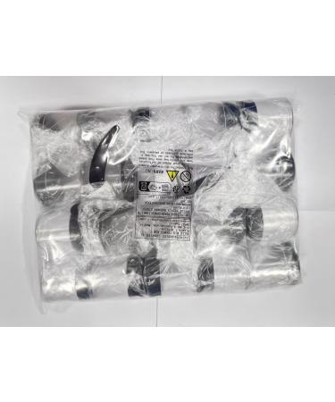 20 Pieces Empty Cream Cans - 40ml Transparent Plastic Containers for Cosmetics & Lip Balm with 3 Mini Black Spatulas | International Shipping - Buy Online on GoSupps.com