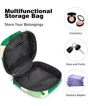 Anna Cowper Banana Leaf Pattern Sanitary Napkin Storage Bag - Multi-colored Portable Period Pouch for Women & Teen Girls - Buy Online on GoSupps.com