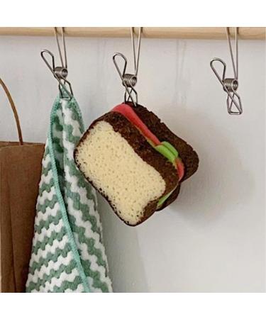2PCS Cute Non-Scratch Sandwich Sponges - Multipurpose Kitchen Scrubbers for Dish Cleaning - Buy Online on GoSupps.com