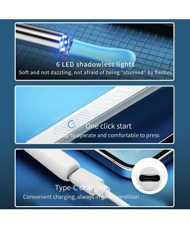 Ear Wax Removal 1080P HD Ear Wax Removal Tool Camera Ear Wax Removal Kit Ear Camera Otoscope with 6 LED Light for iOS and Android (White) - Buy Online on GoSupps.com