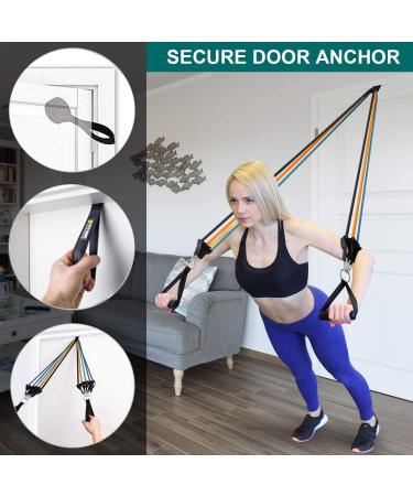 Heavy Duty Resistance Bands Door Anchor - Secure Fitness Workout Door Jamb Attachment - Red 1 Pack - Buy Online on GoSupps.com