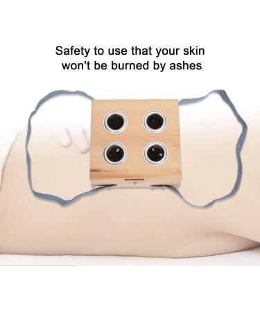 Buy Adjustable Temperature Moxibustion Box - Wooden Moxibustion Therapy Healing (4 Holes) | International Shipping - Buy Online on GoSupps.com