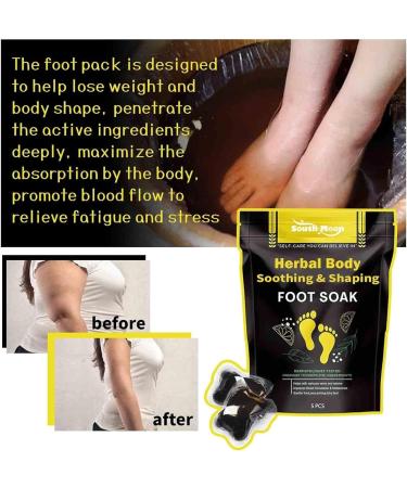 Fulvic Soak Detox Parasite Bath Herbal Detox&Shaping Cleansing Foot Soak Beads Fulvic Acid Bath Soak Detox Parasite Body Detox Foot Soak Beads for Relax Your Body (20Pcs) - Buy Online on GoSupps.com