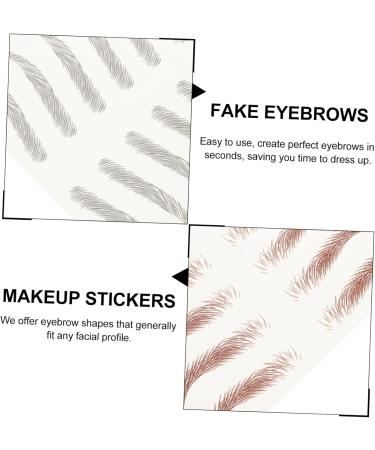 Ipetboom 8 sheets Sticker Eco Practical Makeup Hair-like Beauty Supplies D Eyebrows Woman Imitation Shaping - Buy Online on GoSupps.com