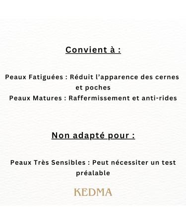 KEDMA Eye Cream 50 ml KED8 - Buy Online on GoSupps.com