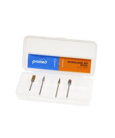 Promed basic grinding body set 4 grinding bodies for the art nail modeling bitset nail miller essays accessories for Promed milling cutters shaft diameter 2.332 to 2.350 mm.Basic Bitset