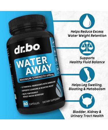 Berberine Supplement ACV Gummies & Water Away Pills - Berberine HCL Supplement Healthy Metabolic Support - ACV Apple Cider Vinegar Gummies Detox Cleansing Digestion - Water Pills Diuretics Retention - Buy Online on GoSupps.com