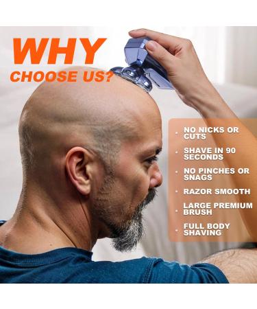 Best 6D Head Shavers for Bald Men | Waterproof Electric Razor - USB Rechargeable & Detachable | Perfect Gift for Him - Buy Online on GoSupps.com