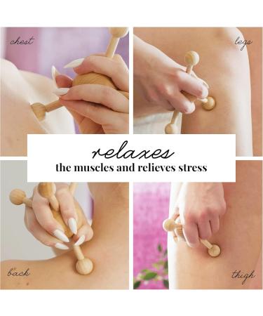Tuuli Accessories Trigger Point Massager - Wooden Spider Massage Tool for Back Neck & Shoulder Relief - Buy Online on GoSupps.com