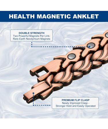 Shop Copper Arthritis Bracelet for Women | 20cm | Joint Pain Relief Gift for Wife & Mother - Buy Online on GoSupps.com