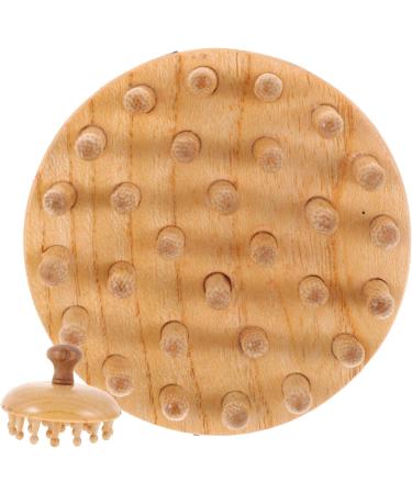 Beaupretty Wooden Massage Comb - Beech Hair Brush for Scalp & Curly Hair Care - Promotes Circulation & Shampoo Application - Buy Online on GoSupps.com
