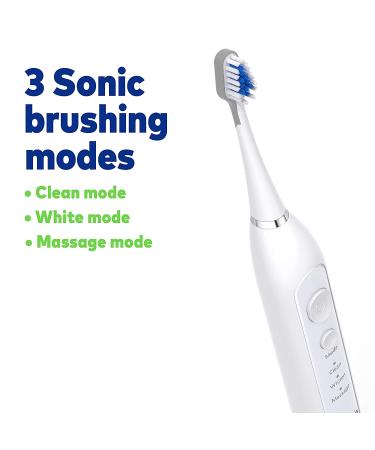 Waterpik Complete Care 9.0 Sonic Toothbrush & Water Flosser Set, White - 11 Piece Kit - Buy Online on GoSupps.com