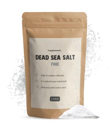 Cupplement Cupplement - Dead Sea Salt 1 KG - Superior Quality - Fine Salt