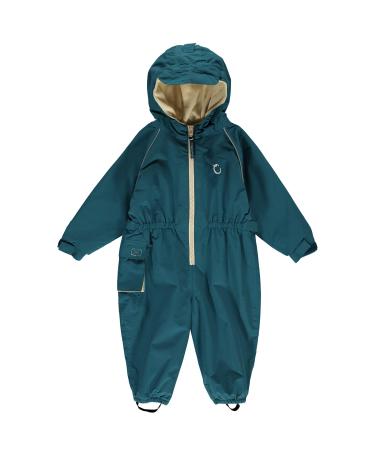 Hippychick Waterproof Fleeced Lined All In One Rainsuit Splashsuit Snowsuit for Kids Essential Outdoor Clothing 18-24 Months Green