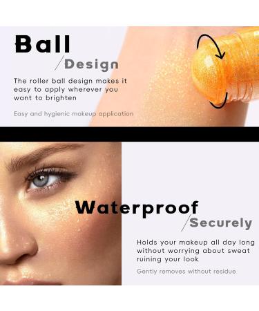 Body Glitter Shimmer Stick - Moisturizing Highlighter for Eye Lip & Face | Long Lasting Gold Illuminator for Concerts & Festivals - Buy Online on GoSupps.com