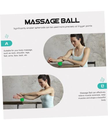 Besportble Fascia Ball Massage Set - Peanut Fitness Ball for Plantar Fasciitis & Muscle Relief - TPE Trigger Point Therapy Device - Buy Online on GoSupps.com