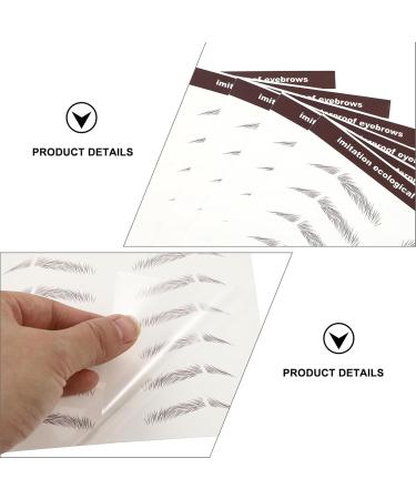 Beavorty 48 pcs eyebrow stickers 3d stickers Makeup Brow eyebrows Eyebrow Tattoos Stickers 4d shaper cosmetic - Buy Online on GoSupps.com