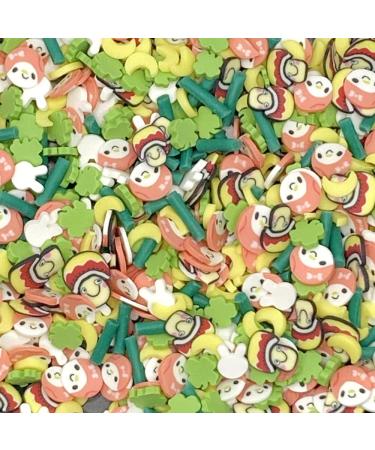 RT 65g Mixed Girl Happy Mushroom Slices Polymer Clay Sprinkles for Slimes Filling Hand Craft DIY Nail Arts Decoration Scrapbook Y425 (Color : Mix) - Buy Online on GoSupps.com
