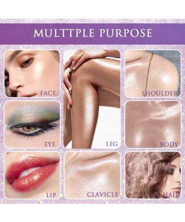 AOOWU Fairy Highlighter Patting Powder - Magic Colour Shiner for Women - Natural Glowing Makeup Powder Stick - White Shimmer - Buy Online on GoSupps.com