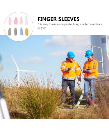 VALICLUD 30Pcs Finger Cots - Cotton Finger Covers & Protectors for Sweat Absorption | Thumb Guards & Hand Protection - Ideal for Work & Crafts - Buy Online on GoSupps.com