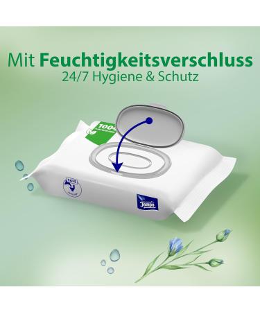 Tempo Soft and Sensitive Moist Toilet Paper Trio Pack (18 Packs x 42 Sheets Each) Bulk pack 1 kg - Buy Online on GoSupps.com