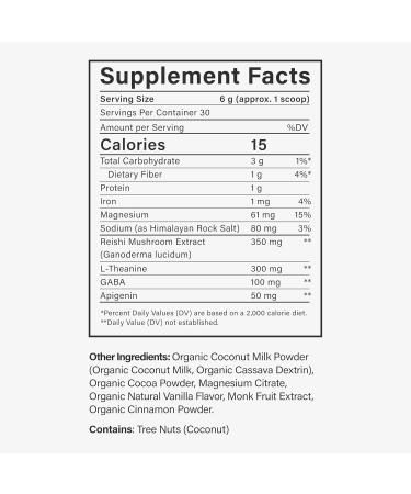 Beam Dream Sleep Powder L-Theanine Apigenin Reishi and Magnesium Third Party Tested Natural Sleep Aid & Sleep Supplement Health and Wellness Gift Natural Sleep Support Non-GMO 30 Servings - Buy Online on GoSupps.com