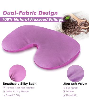 Atsuwell Sinus Mask: Warm & Cold Compress Eye Mask for Dry Eyes - Pink & Blue - Buy Online on GoSupps.com