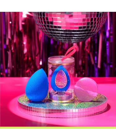 Beautyblender Blending Queen Set - Sapphire Sponge & Speckled Violet Cleanser | Best for Flawless Makeup | International Shipping Available - Buy Online on GoSupps.com