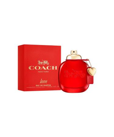 Coach Love Eau de Parfum - Long Lasting Fragrance with notes of Strawberry Red Velvet Rose & Cedarwood - Floral & Fruity - 3.0 fl. oz. 3 Fl Oz (Pack of 1) - Buy Online on GoSupps.com