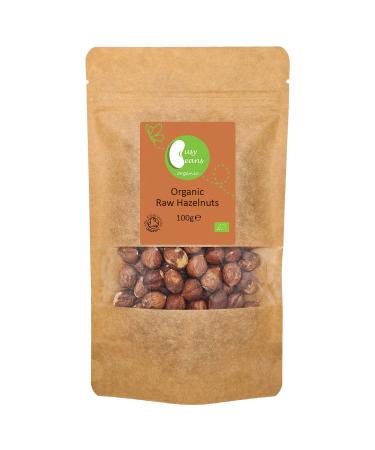 Organic Raw Hazelnuts - Certified Organic - by Busy Beans Organic (100g) - Buy Online on GoSupps.com