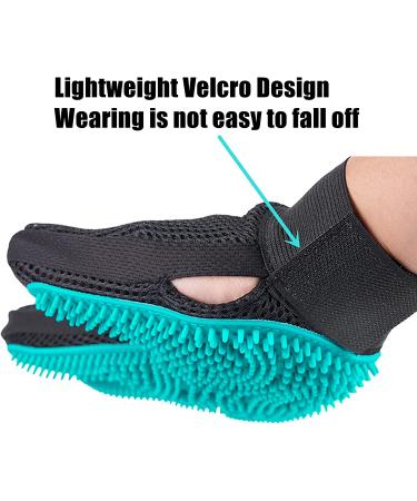 YOUDIWADI Pet Grooming Gloves | Deshedding Glove for Dogs, Cats & Horses | Hair Shedding & Massage Mitt | Remove Long & Short Fur | 1 Pair - Buy Online on GoSupps.com