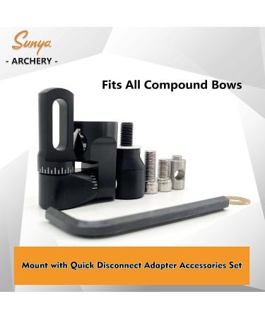 SUNYA Archery Bow Stabilizer | Carbon Fiber Body | Flexible Core | Damping System | Weights Kit | Expedition Series QD Mount Kit - Buy Online on GoSupps.com