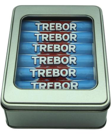 Trebor Softmints Spearmint Mints 14 Rolls x 44g Bundle with Silver Refillable Window Lid Tin - Gluten Free and Vegan - Buy Online on GoSupps.com