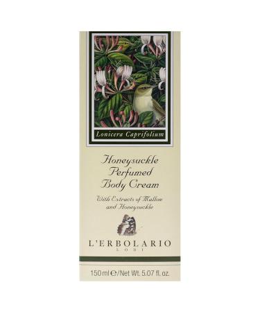 LErbolario Honeysuckle Perfumed Body Cream 5.7 oz - Floral Citrus Body Lotion with Jojoba Oil - Moisturizing & Cruelty-Free - International Shipping Available - Buy Online on GoSupps.com